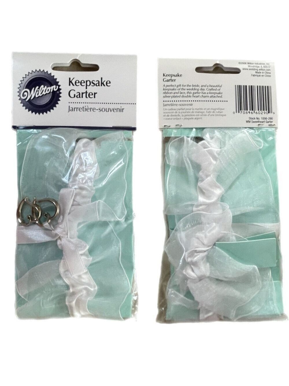 Wilton Keepsake Garter ➕ Victoria Lynn Lapel Vase Pin, NWT & Sealed - Picture 6 of 12